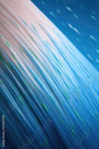 Fototapeta Bleached Blue and Cobalt Abstract Background with Streaks