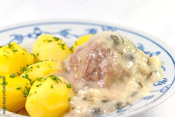 Obraz Königsberger Klops in einer Nahaufnahme