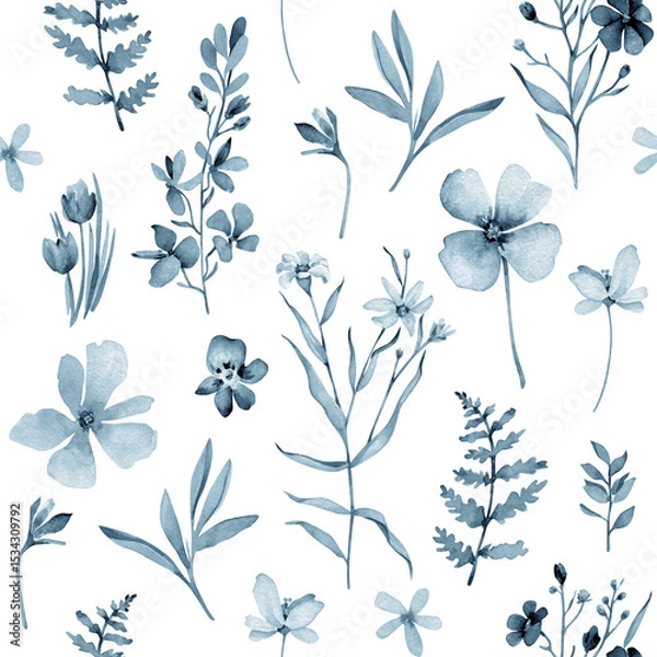 Obraz seamless floral pattern with flowers