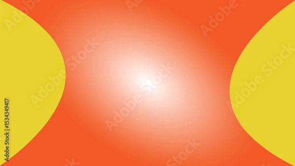 Fototapeta vactor background abstract sun red yellow vector background