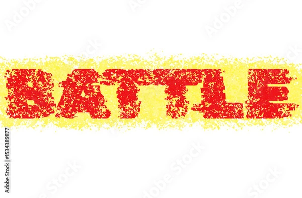 Fototapeta Word text Battle. Background. Banner.