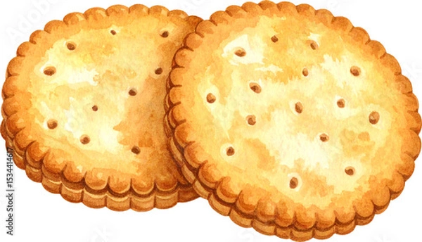 Fototapeta 쿠키 일러스트