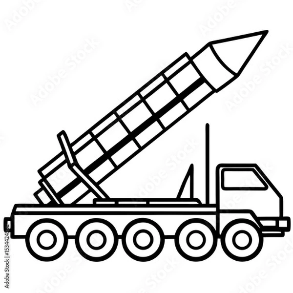Obraz Tactical Missile Hauler Vector