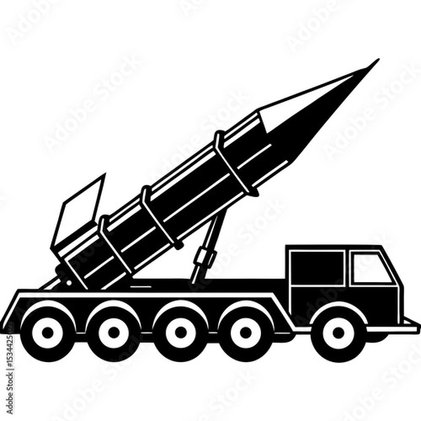 Obraz Tactical Missile Hauler Vector