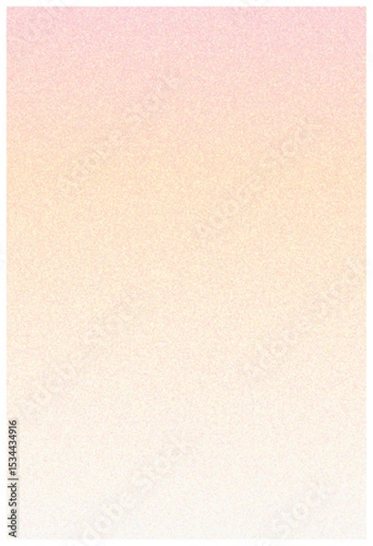 Fototapeta A pastel gradient background that goes from pink to soft peach, overlaid with a fine, colorful grainy texture that adds a subtle retro or movie aesthetic.