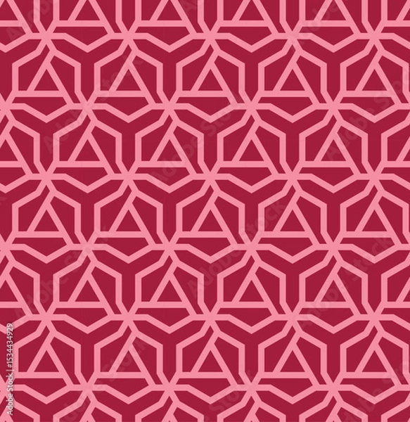 Obraz Interlocking Chevron Y Seamless Pattern -vector eps8