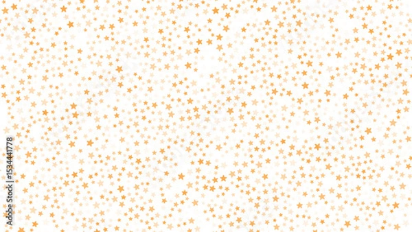Obraz Golden pattern background with stars. Halftone gold stars isolated. Vector illustration.