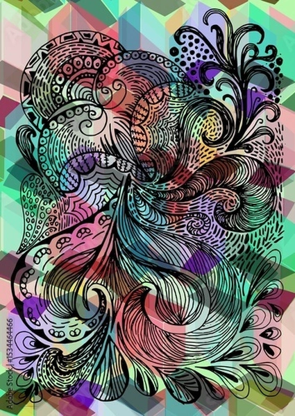 Obraz abstract colorful background