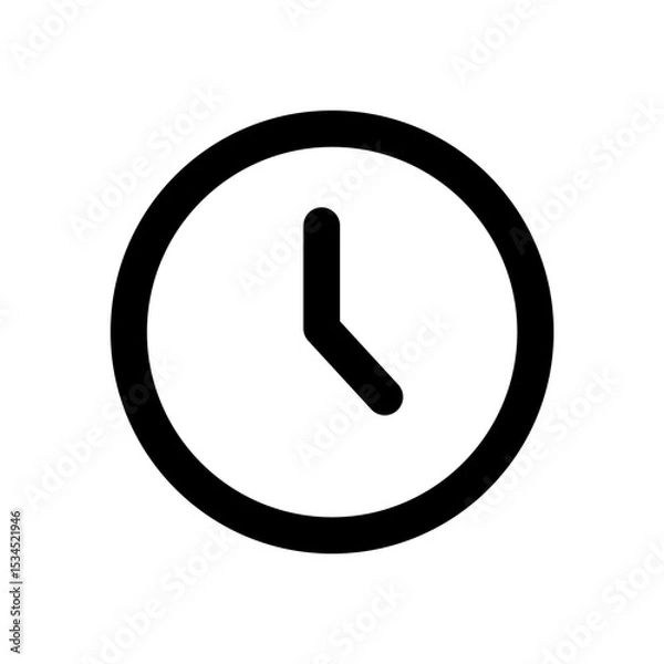 Obraz 時間、計画、予定を表す時計のアイコン