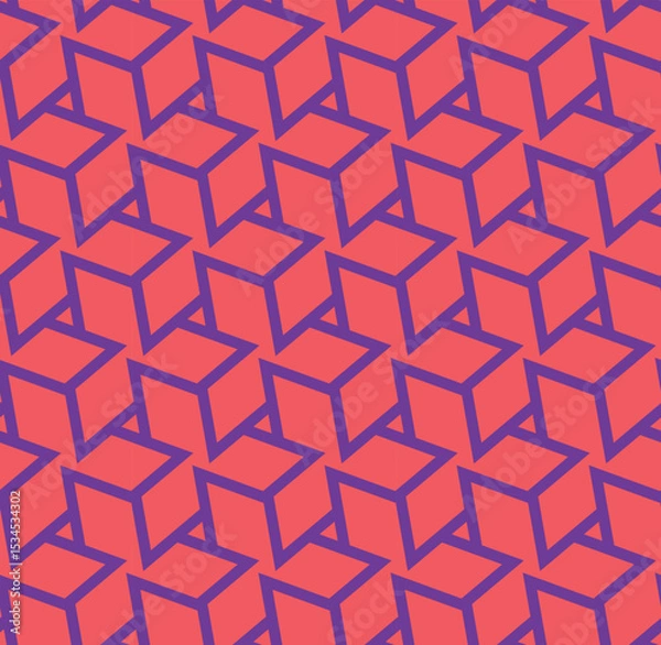 Obraz Seamless abstract chevron with lines and triangles pattern -vector eps8.