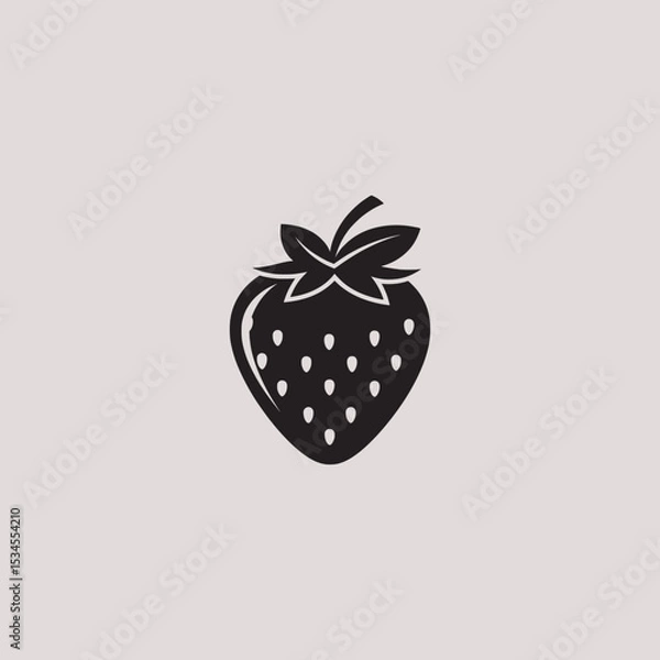 Obraz Strawberry Icon stock illustrations.