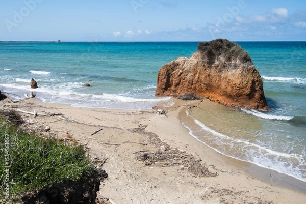 Obraz Torre Guaceto seastack, Apulia, Italy