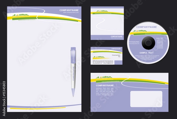 Obraz Corporate Identity Template Vector