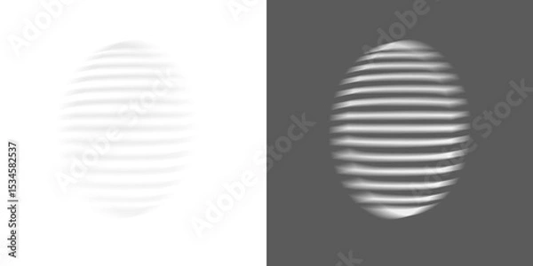 Obraz Abstract shadow png,  bokeh isolated on transparent background,  Seamless abstract white bokeh line blur background texture overlay. Light silver grey diffuse glowing object