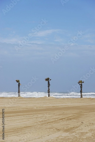 Fototapeta The view of Sottomarina beach, Venice, Italy      