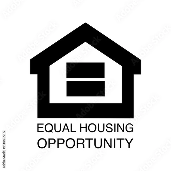 Obraz Equal Housing Opportunity logo vector