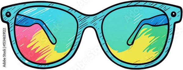 Obraz 안경,선글라읏,여름,돋보기,패션,고글,렌즈,뿔테안경,햇빛차단,눈보호,시력,여름