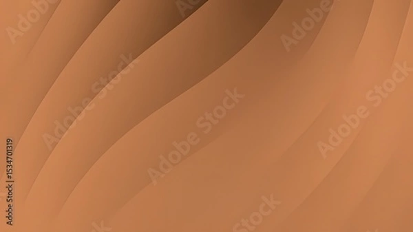 Obraz Abstract design with layered, curved lines in a light brown tone.