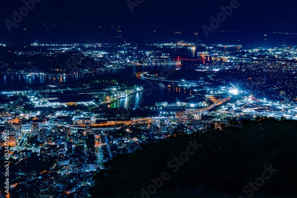 Obraz 新日本三大夜景　皿倉山