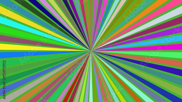 Fototapeta Radiant Colorful Sunburst Background with Vibrant Rays for Creative and Abstract Designs