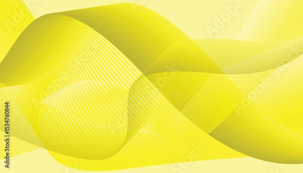 Fototapeta yellow wavy gradient abstract background