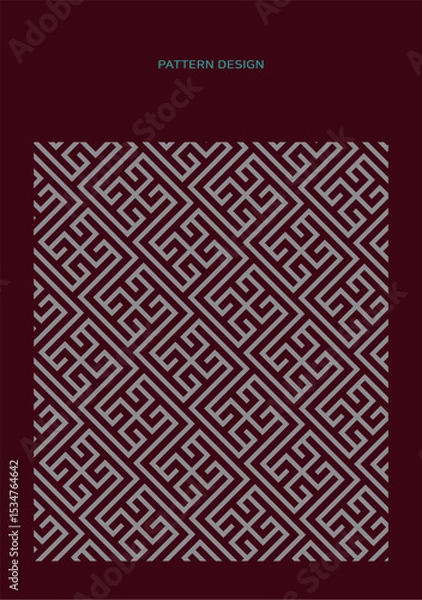 Obraz 동양적이고 전통적인 패턴