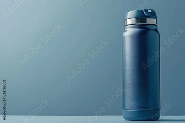 Fototapeta Clear Pixel Picture of Insulated Thermos Isolated View