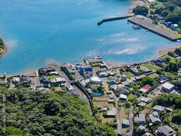 Fototapeta 奄美大島　宇検村　宇検集落