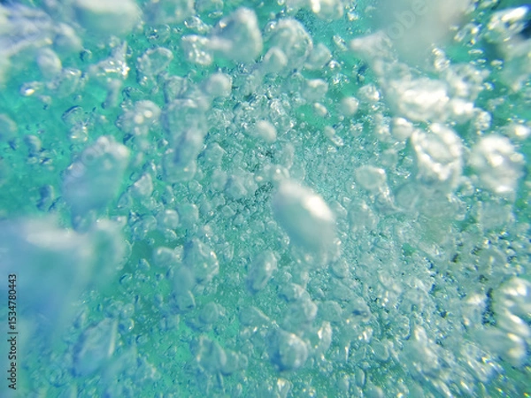 Fototapeta Underwater Bubbles