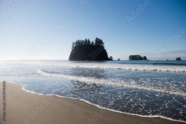Fototapeta Beautiful day at Third Beach, La Push, Washington State