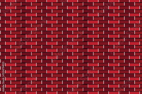 Fototapeta High resolution seamless brick wall art pattern design for backgrounds, wallpapers, tiles, decor, construction, and industrial themes