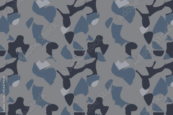 Fototapeta geometric patternMilitary geometric fabrics seamless pattern design with camouflage-inspired angular shapes for tactical prints, uniforms, and textile use
 design