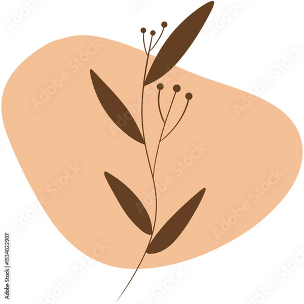 Obraz vector illustration of an abstract flower