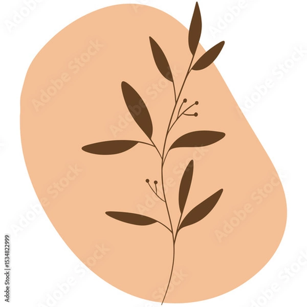 Obraz vector illustration of an abstract flower