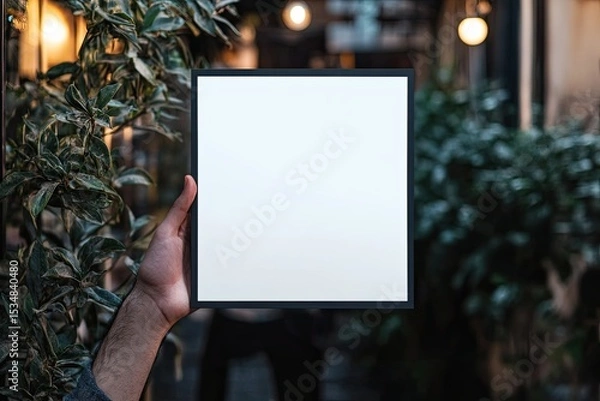Fototapeta Clear Pixel Visual of Flat Design Technology Concept Square Flyer