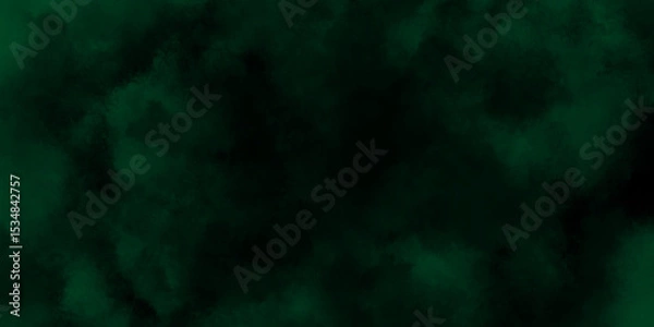 Fototapeta 	
abstract cloud and vapor texture background. Black and Green smoke aquarelle smudge illustration smooth grungy smokey light green colors ink glow. green color powder explosion	
