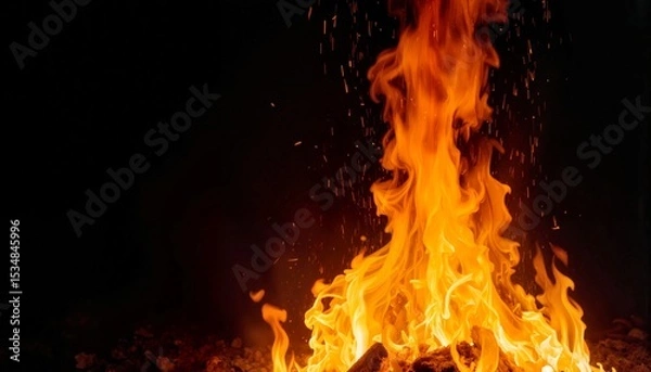 Fototapeta Closeup of golden autumn leaves illuminated by soft sunlight  