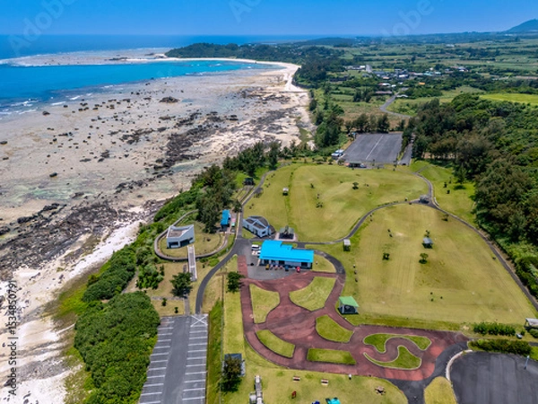 Obraz 奄美大島　あやまる岬　ドローン空撮