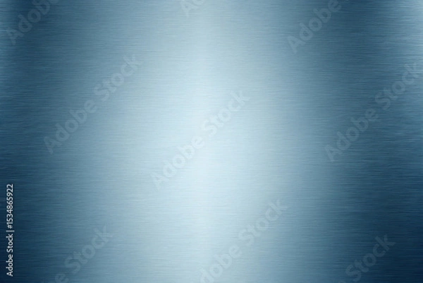 Fototapeta A shiny, textured brushed metal surface with a steel or aluminum pattern reflects light, creating an industrial yet smooth metallic texture