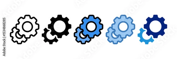 Fototapeta Configuration Icon Element For Design