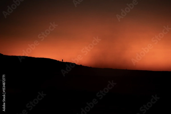 Obraz Volcanic ledge, tiny distant soul - 3