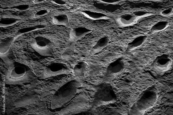 Obraz Weathered stone pierced by time