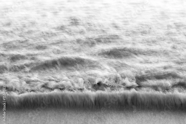Obraz Monochrome water pulls from shore