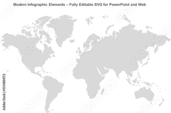 Fototapeta Modern Infographic Elements – Fully Editable EPS for Web, Illustrator, and most vector-based applications. Ideal for presentations, infographics, and business slide designs.