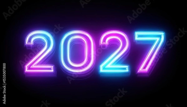 Fototapeta Neon 2027.
