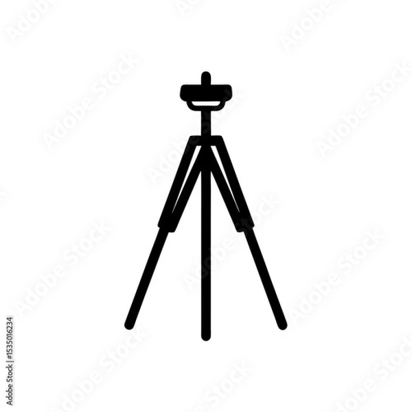 Obraz tripod stand icon on white background  .svg