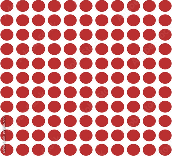 Fototapeta seamless pattern with red circles