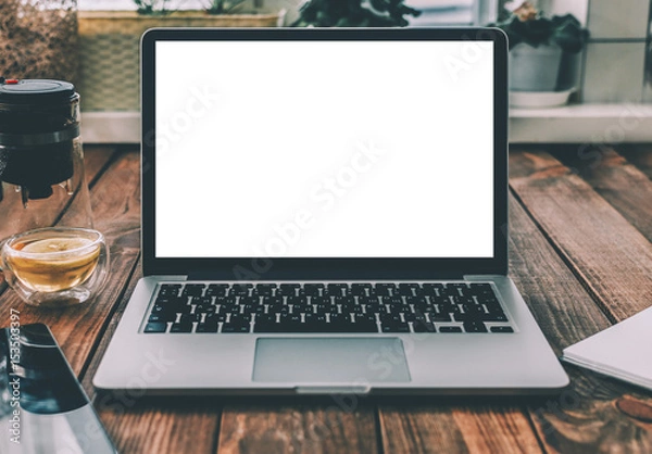 Obraz Laptop Na Stole