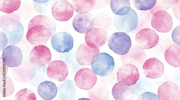 Obraz Watercolor Circle Pattern