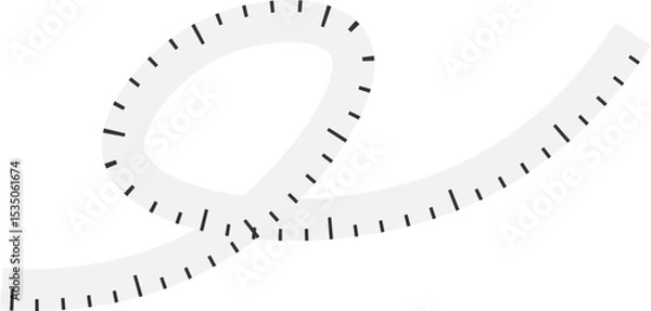 Obraz 줄자 일러스트